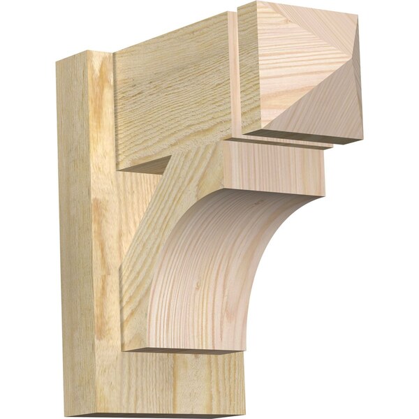 Ekena Millwork Westlake Arts & Crafts Rough Sawn Outlooker, Douglas Fir, 6"W x 12"D x 12"H OUT06X12X12WTL03RDF - main